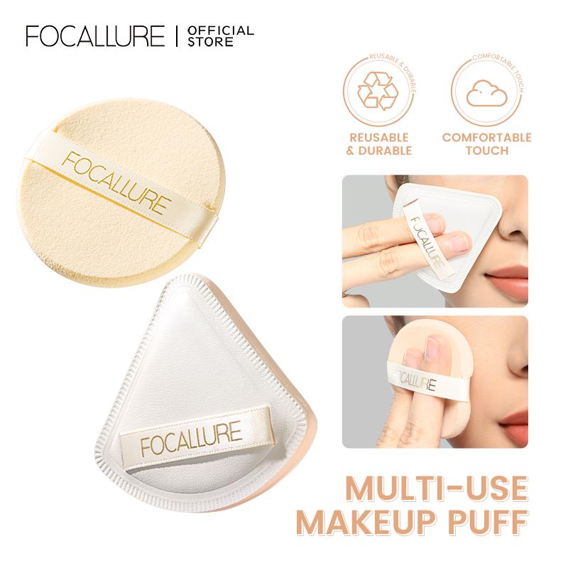 Mút đánh phấn cỡ nhỏ Focallure hình ngón tay mềm mại mỹ phẩm bọt biển trang điểm dụng cụ làm đẹp