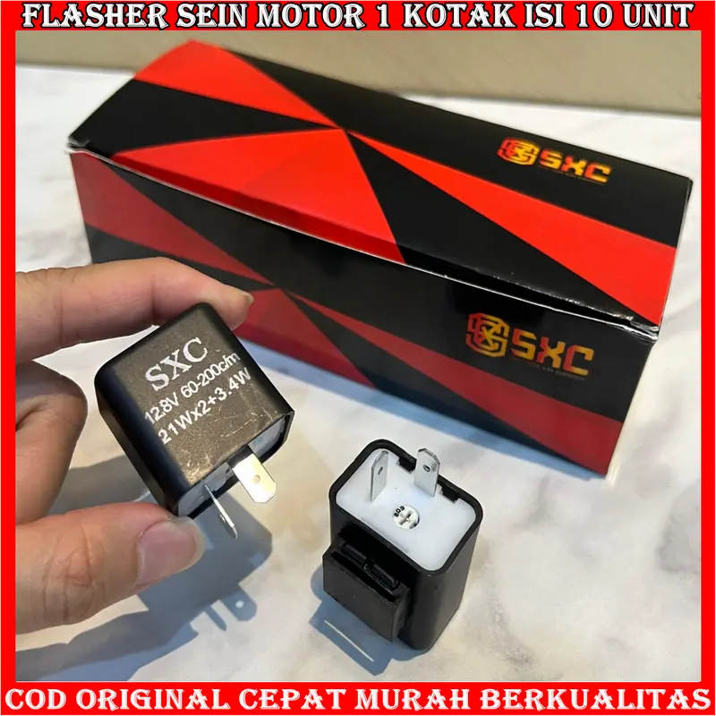 ORIGINAL FLASHER SEN CR7 FLASHER SEN SXC FLASHER SEN MOTOR UNIVERSAL BUAT MOTOR 6