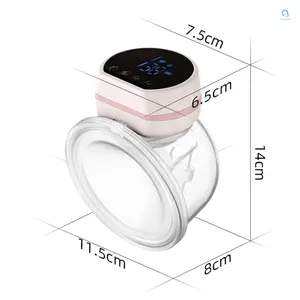 AnnieBaby Pompa ASI Elektrik Wearable Nirkabel Cas Layar Sentuh Pijat Getar Bahan Food Grade Silikon Nyaman untuk Ibu Menyusui