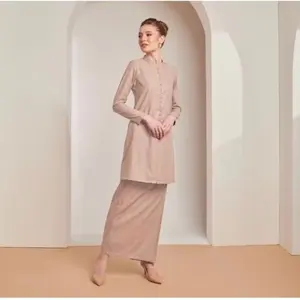 Sheza dress kurung melayu couple ibu dan anak,satu set,baju kurung Malaysia,baju Lebaran,baju kondangan bisa cuople
