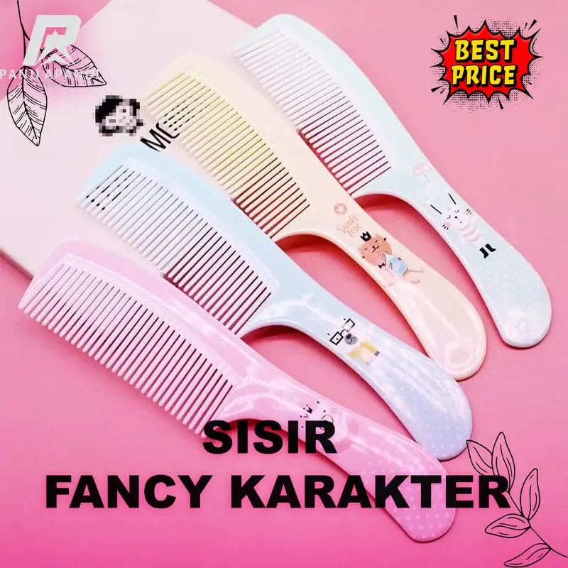 [ORIGINAL] SISIR FANCY KARAKTER / SISIR RAMBUT KARAKTER / HAIR COMB 2