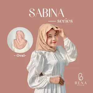 (BENA) PASHMINA KAOS RAYON OVAL PREMIUM BY BENA HIJAB