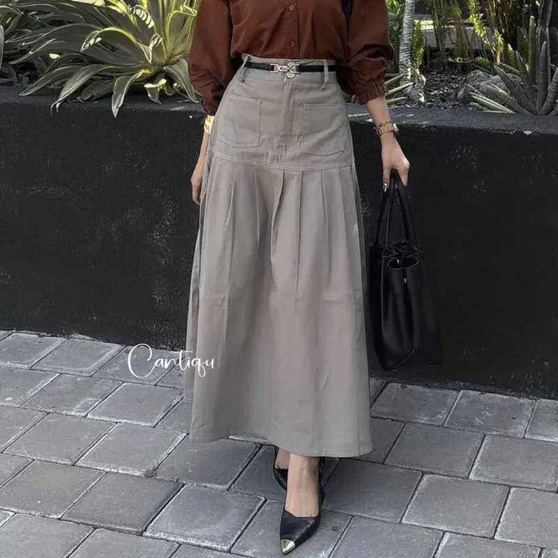 Rok Manyung Helwa Skirt Katun Twill Simple 1