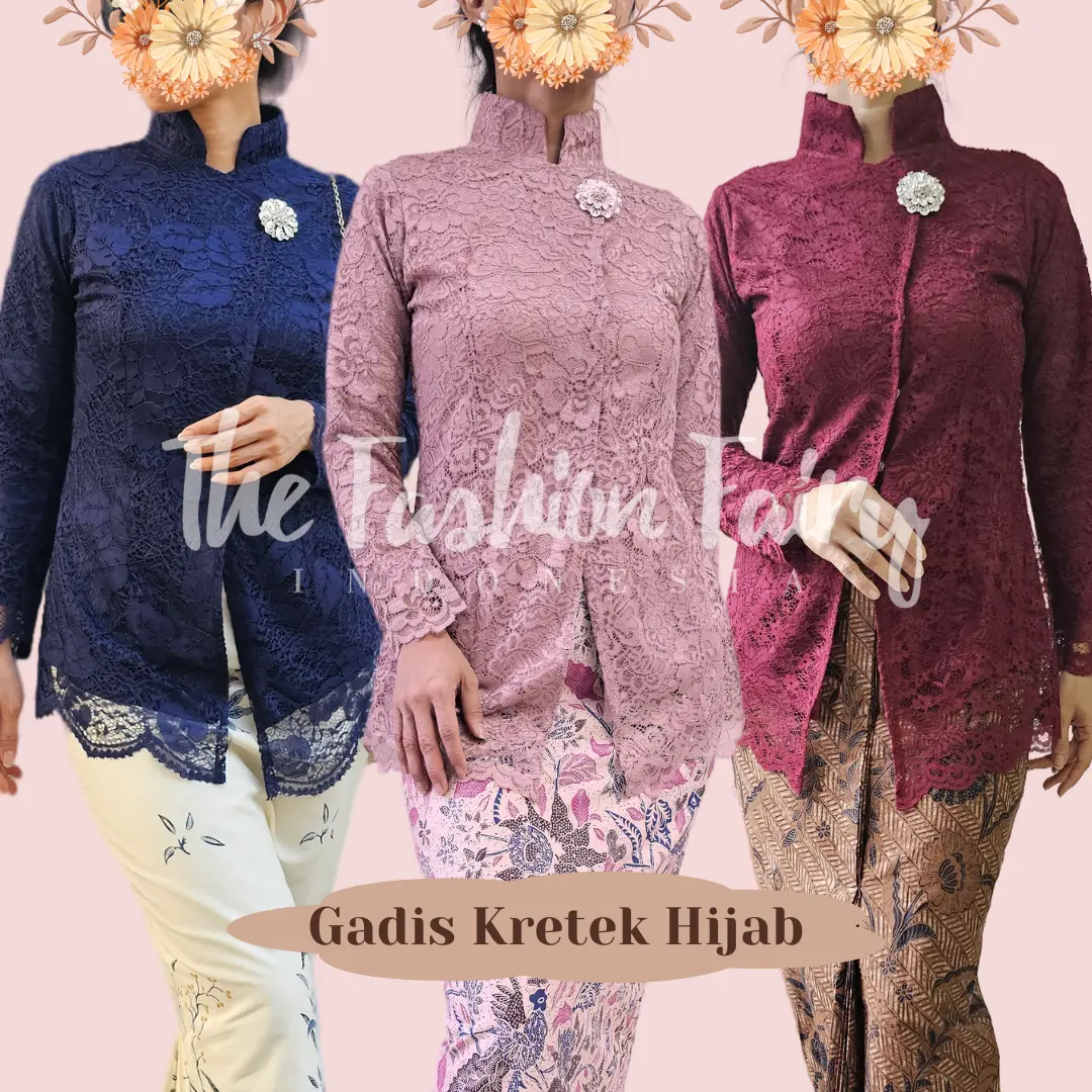 KEBAYA JANGGAN HIJAB GADIS KRETEK