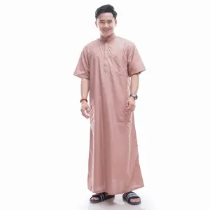 Jubah gamis pria dewasa lengan pendek stylebiz