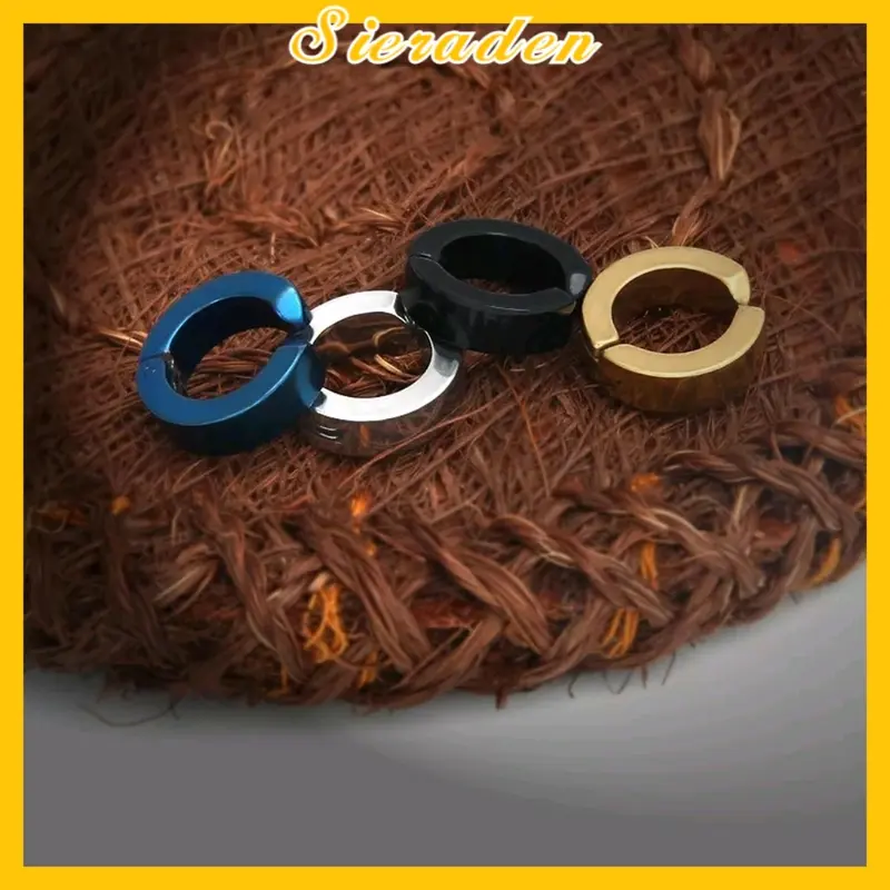 sieraden anting jepit titanium 1