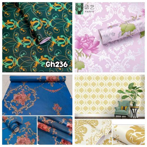 Wallpaper Dinding Kamar Wallpaper Dinding Ruang Tamu Elegan Wallpaper Dinding Motif Batik 1
