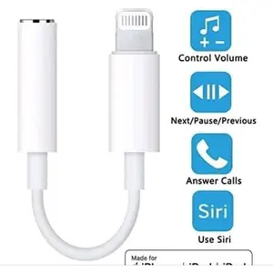 Convertor iphone Lightning to 3.5 mm Headphone Audio Jack Adapter Converter 7 8 kompatibel for iphone sambungan headset
