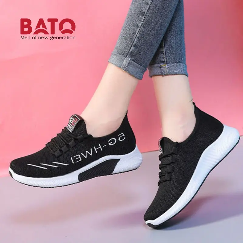 Giày Thể Thao Nữ, Giày Vải Buộc Dây Nữ Kiểu Dáng Thời Trang, Đế Cao Su Đi Siêu Êm GN29 Sneaker Shoes 0