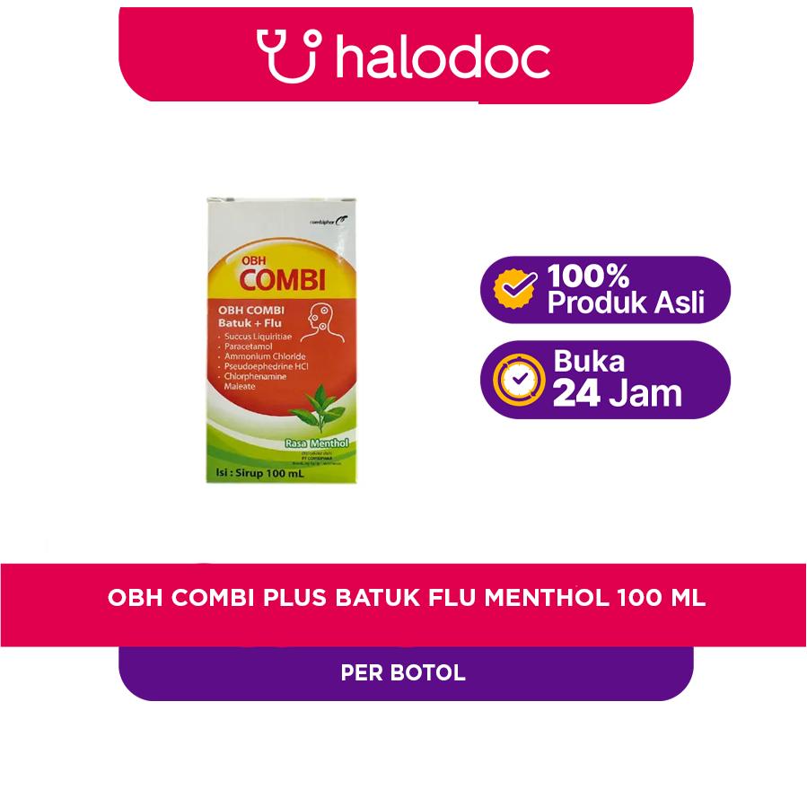 OBH Combi Plus Batuk Flu Menthol 100 ml