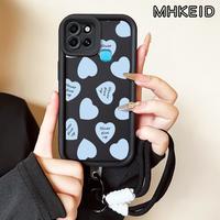 Gambar MHKEID Casing Hp untuk Infinix Smart 6 Case Pola Hati biru Kasing Anti Sidik Jari Kesing Cesing Silikon Gaya baru Lanyard Softcase Casing - Gaya1, Infinix Smart 6 dari MHKEID MALL Kab. Tangerang 1 Tokopedia