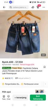 Product Review of Flashkids Celana Jeans Anak Laki-laki 2-14 Tahun Denim Lutut Laki Perempuan from r**a a**a ** 1