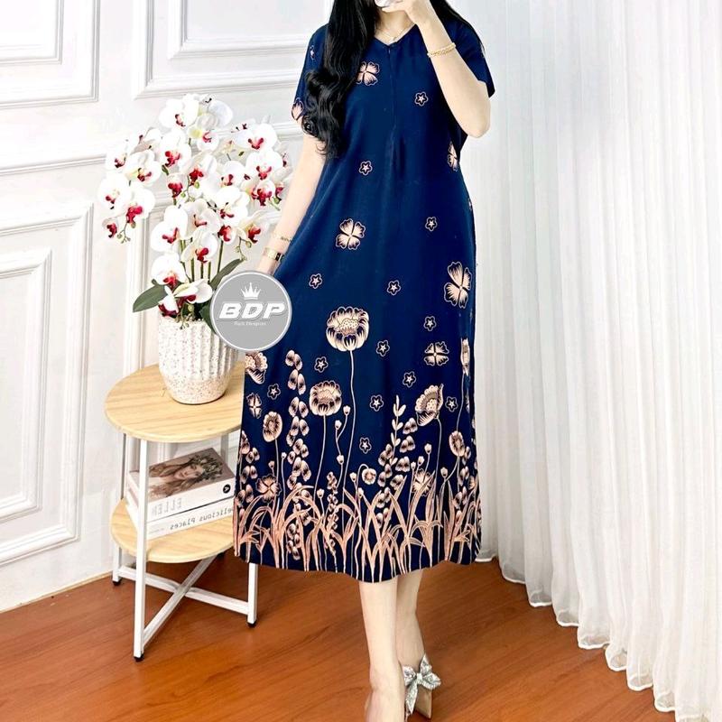 VILOKASTORE DATSER RAYON ADEM BUSUI FRIENLY ld 110 resleting depan Pendek Motif Wanita 1