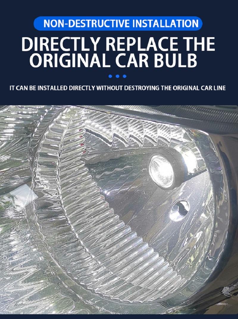 Product Introduction of CAMOTO H4 LED Headlight Canbus Car Lamp Mini Projector Lens Automobiles Bulb 6500K 36000LM Conversion Kit Hi/Lo Beam 12V/24V 13