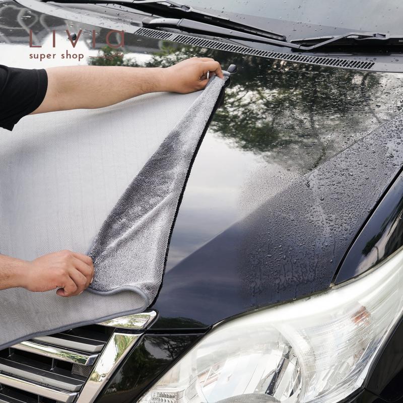WATER MAGNET DRYING TOWEL LAP PENGERING CUCI MOBIL TWISTED LOOP MICROFIBER 600 GSM SEKALI USAP KERING SANGAT MENYERAP AIR ANTI BARET HALUS TEBAL 3