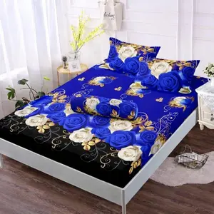 Sprei 180x200 Murah Set Sarung Bantal & Tali Guling Bahan Katun Jepang Premium Ori Halus Adem Sudut Karet Anti Geser Tidak Luntur