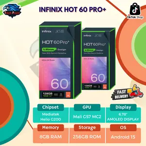 [Smartphone] INFINIX HOT 60 PRO PLUS 8GB 256GB Garansi RESMI