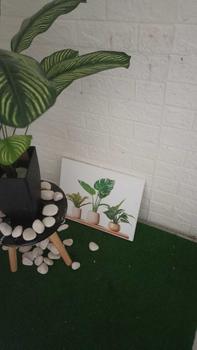 Product Review of Canvas board painting with Frame Kanvas Lukisan Stretched Canvas Board Art Frame Cotton Canvas from K** J** 0