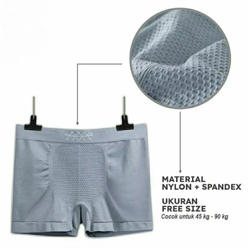Celana Dalam Pria Boxer 5D Magnetic Therapy Kesehatan 1 Box isi 3 Pcs 1