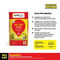 Gambar Mortar Utama MU-400 GranitFix LowDust Perekat Granite Tile dan Batu Alam 25Kg - 1 Sak dari Mortar Utama Official Kota Administrasi Jakarta Selatan 3 Tokopedia