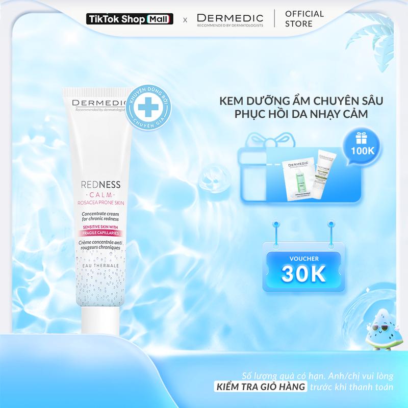 Kem Dưỡng Dermedic Phục Hồi Da Mỏng Yếu Nhạy Cảm Redness Concentrate Cream For Chronic Dermedic 40ml 9