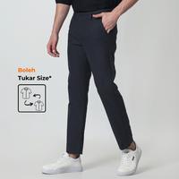 Gambar ALMANO Flextro Chino Pants Stretch Dark Grey / Celana Panjang Chinos Pria Slim Fit Abu Tua - Hitam, 28 dari Almano Kota Medan 1 Tokopedia