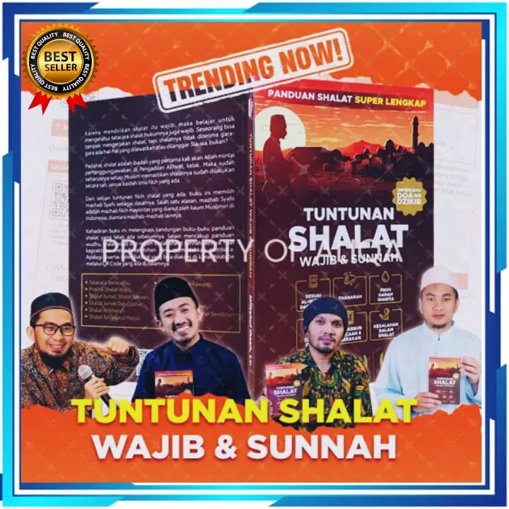 BUKU TUNTUNAN SHOLAT ORIGINAL WAJIB SUNNAH AQWAM JEMBATAN ILMU