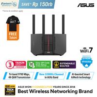 Gambar ASUS RT-BE92U Tri-Band WiFi 7 Smart AiMesh Extendable Router dari ASUS COMPONENT Kota Administrasi Jakarta Pusat 1 Tokopedia
