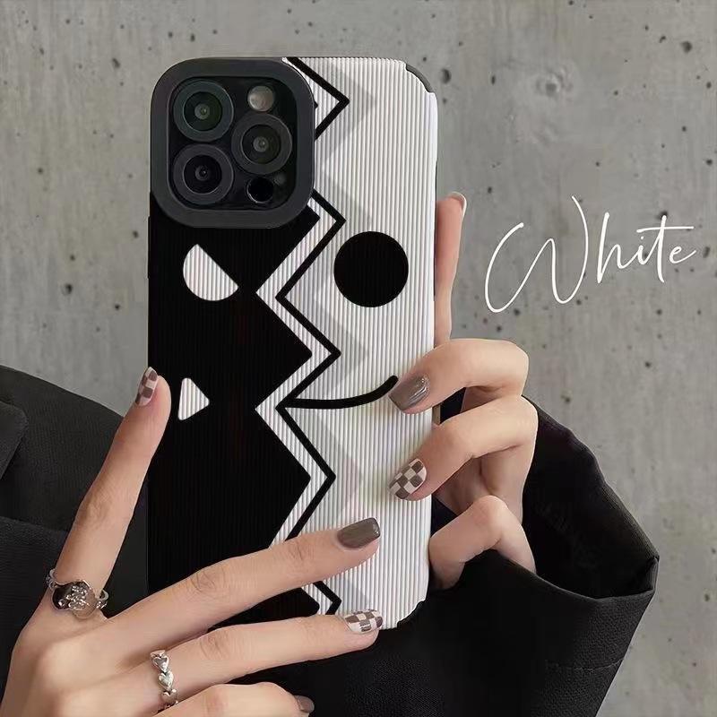 Product Introduction of Ốp Điện Thoại đen tuyền phong cách Hàn Quốc cho apple 14, 13 Pro Max, 11, 12 Pro Plus, XS Max, X R, ốp lưng silicon mềm chống sốc 3