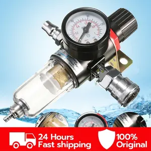 Air Filter Regulator / Saringan Kompresor Double Air Filter Regulator atau Saringan Kompresor Ar2000 Afr2000 Afc2000 Plus Coupler Sm Dan Pm Drat 1/4