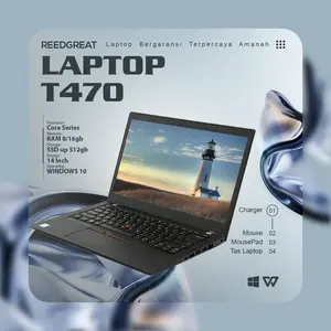 Laptop TERLARIS T470 Series Intel core i5 gen 7 RAM 8gb upto 512gb SSD 128gb upto 512gb SLIM GOOD GRADE