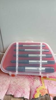 Product Review of Screw Extractor Screw Remover Tool Set Extractor Broken Damaged Bolts Remover Tool Pipe Extractor 5 Pcs/set Storage Case Removing Damaged Bolts Bits Screw Extractor Drill Bits Tool Hardware from A**6 0