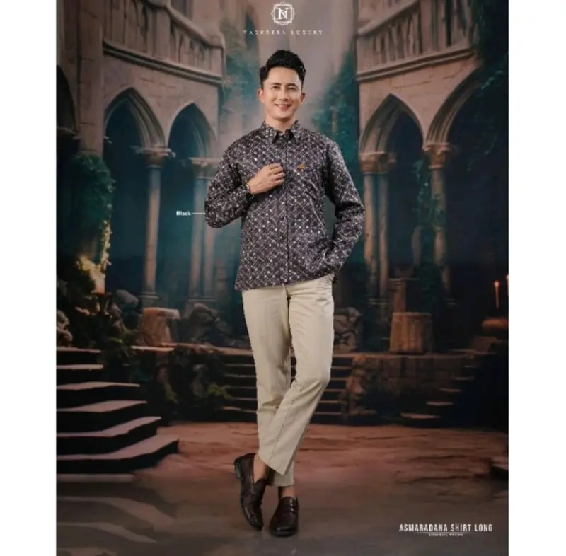 NADHEERA ASMARADANA SHIRT DAD BY NADHEERA LUXURY KEMEJA PANJANG & PENDEK Atasan Pria 3