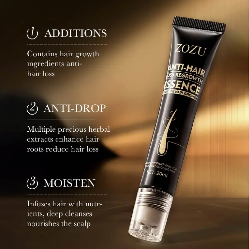 Serum Anti Rontok Rambut Zozu Anti-Hair Loss Perawatan Penguat Akar Penebal Menumbuhkan Vitamin Rambut ZO004 Kering Minyak 6