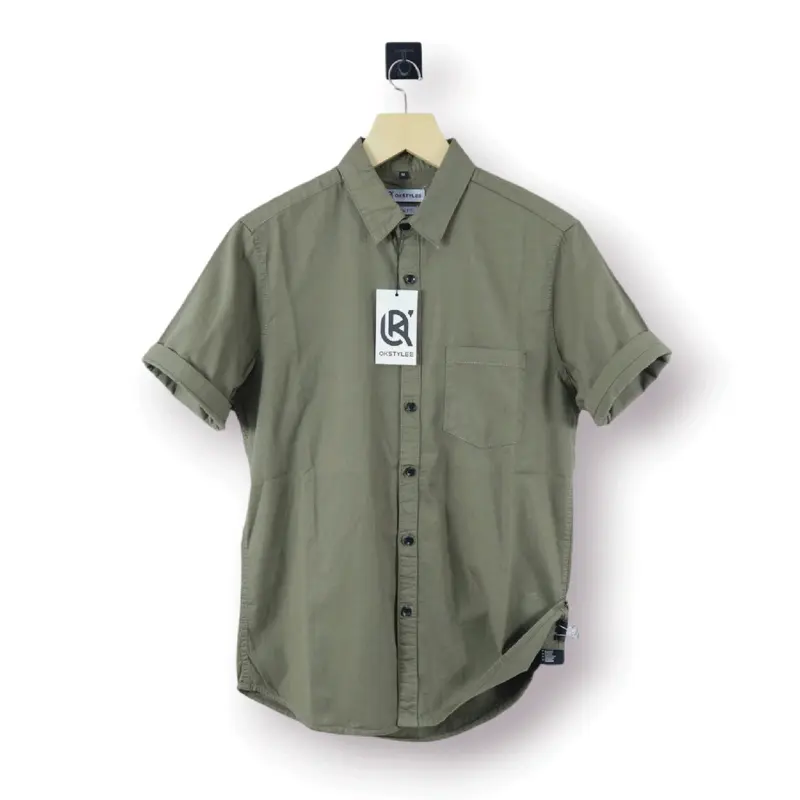 kemeja Cowok Distro terbaru Kemeja pria lengan pendek termurah Kemeja Tangan pendek 4