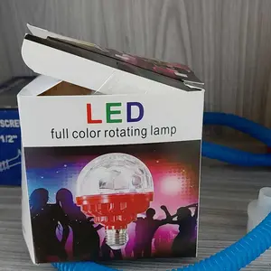 Bohlam Lampu Disco Magic Ball RGB Lampu LED RGB E27 7WARNA DISKO