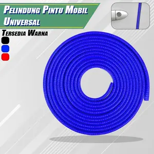 Pelindung Pintu Mobil 5M Anti Benturan Gores Karet Baja Universal List Seal Peredam Suara & Debu Karet Pinggiran Pintu Mobil Ruas Baja Bahan Berkualitas