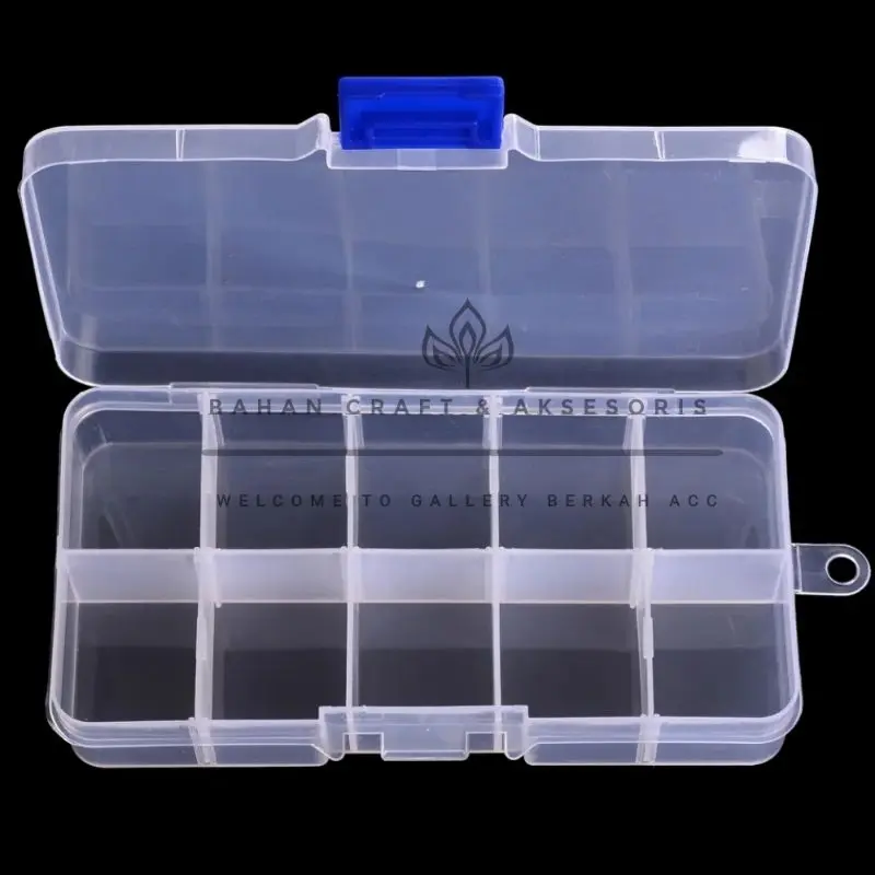 Kotak Penyimpanan Plastik Serbaguna Box Storage Plastik 2×5 Sekat 2