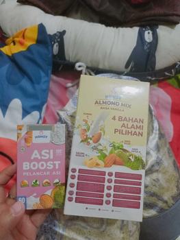 Product Review of MOMSY BUY 1 GET 1, ASI Booster 60 Kapsul X ALMOND MIX VANILLA 6 Sachet from k**g 0