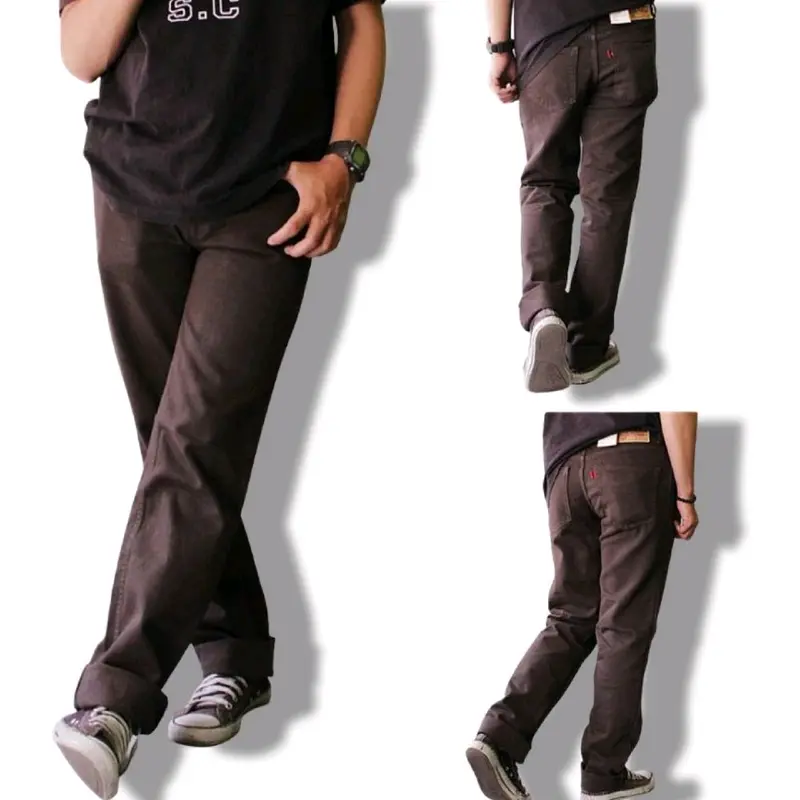 celana jeans pria standar standart regular berkualitas original 2