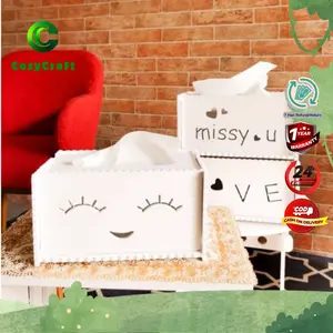 Cozy Craft - Kotak Tissue Kayu Multifungsi Vintage Minimalis Desain Variatif untuk Box Tissue Tempat Tissue Wadah Tissue Kamar Mandi Dapur Mandi Hiasan Dinding Kamar Tidur Ruang Keluarga Tamu Tempat Kertas Serbaguna