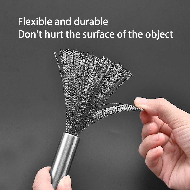 Product Introduction of Stainless steel pot brush kitchen special long-handle brush pot artifact pot washing brush brush pot brush steel wire cleaning brush pot brush 0