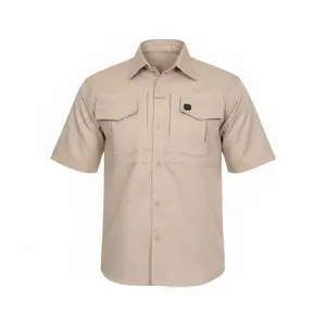 Kemeja Tactical Lapangan  PDL V-Tac Lengan Pendek - Baju Kerja Crew Organisasi Club Pria Distro