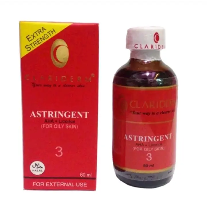 TONER CLARIDERM TONER PEMBERSIH WAJAH ORIGINAL 100% kelupas
