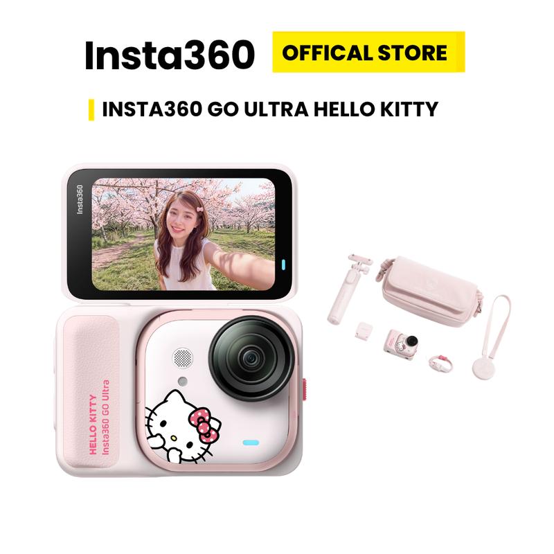 Camera Insta360 GO Ultra Hello Kitty Edition - Camera Mini 4K - Camera Quay Vlog POV