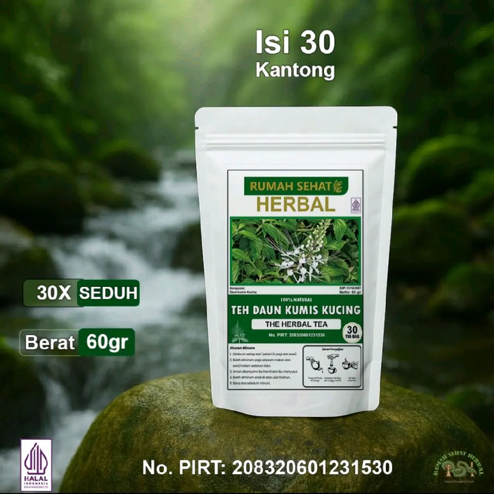 Teh daun kumis kucing isi 30 tea Minuman