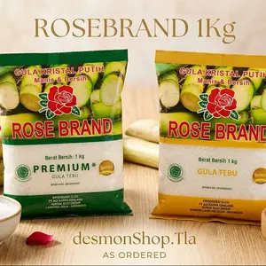 Rose brand gula mix hijau kuning sesuai stock 1KG.HARGA PER 1PCS