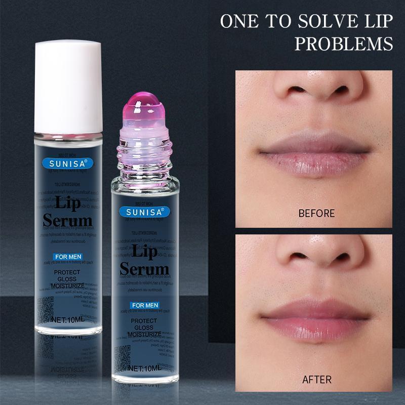 Product Introduction of “Hydrating Lip Serum for Men – 8H Long-Lasting Moisture & Protection | Non-Greasy, Fast-Absorbing & Glossy Finish | Nourishing, Repairing & Anti-Cracking Formula for Soft, Smooth & Healthy Lips – 2 x 10ml” 2