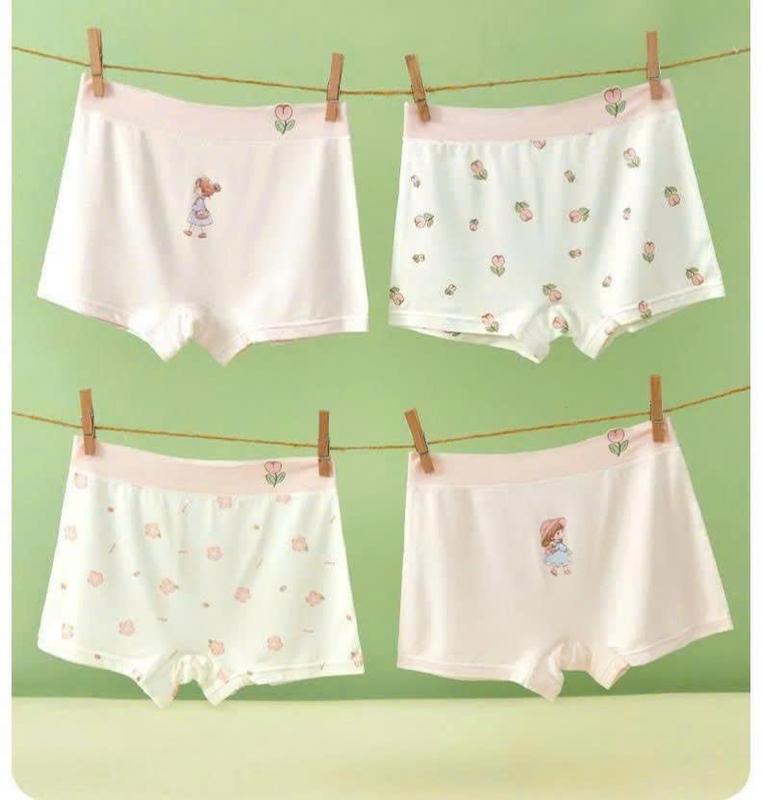 [Thun Lạnh Peptit] - Set 4 Quần Đùi Cao Cấp, Chất Liệu Thun Lạnh PepTiT Kháng Khuẩn An Toàn Cho Da Nhạy Cảm, Viên Su Lạnh Siêu Mịn,Size 14-45kg