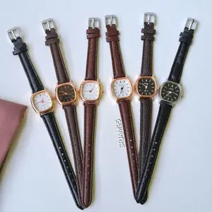 Jam Tangan Wanita Diameter Kecil Korean Style Jam Tangan Kulit